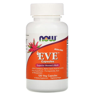 Now Foods, Eve Capsules, Superior Women's Multi, Iron-Free, 120 Veg Capsules