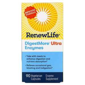 Renew Life, DigestMore Ultra Enzymes, 90 Vegetarian Capsules