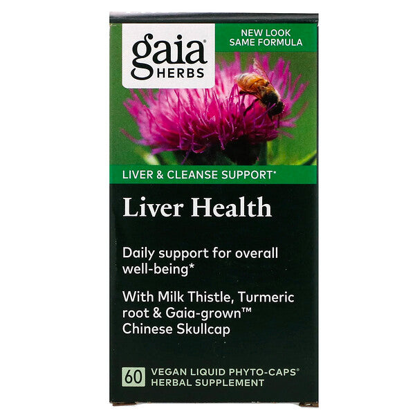 Gaia Herbs, Liver Health, 60 Vegan Liquid Phyto-Caps