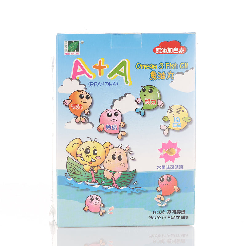 Miracle Life A+A Omega 3 Fish Oil 60pcs
