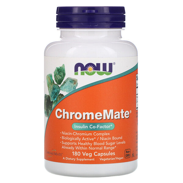 Now Foods, ChromeMate, 180 Veg Capsules