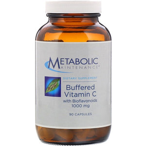 Metabolic Maintenance, Buffered Vitamin C with Bioflavonoids, 1,000 mg, 90 Capsules