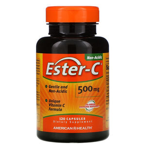 American Health, Ester-C, 500 mg, 120 Capsules