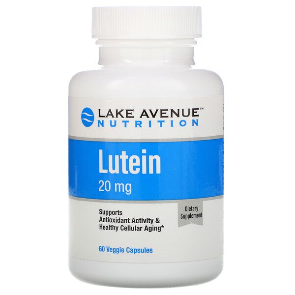 Lake Avenue Nutrition, Lutein, 20 mg, 60 Veggie Capsules
