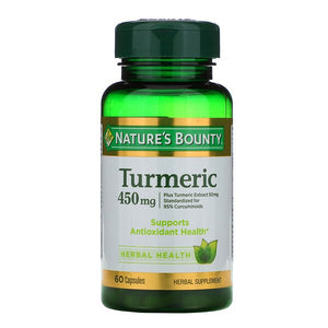 Nature's Bounty, Turmeric, 450 mg, 60 Capsules