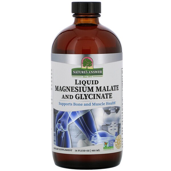 Nature's Answer, Liquid Magnesium Malate and Glycinate, 16 fl oz (480 ml)