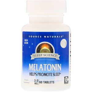 Source Naturals, Melatonin, 3 mg, 60 Tablets