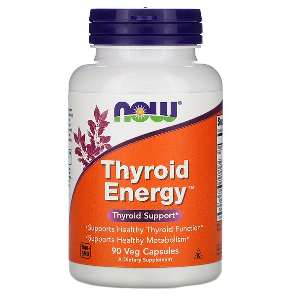 Now Foods, Thyroid Energy, 90 Veg Capsules