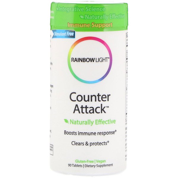 Rainbow Light, Counter Attack, Immune Support, 90 Tablets