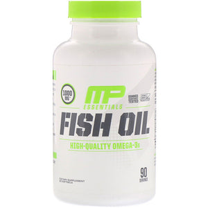 MusclePharm, Essentials, Fish Oil, 90 Softgels