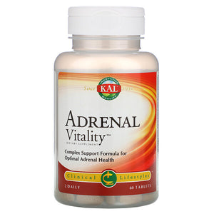 KAL, Adrenal Vitality, 60 Tablets