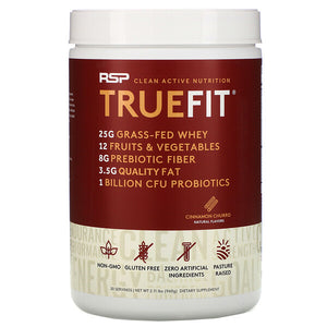 RSP Nutrition, TrueFit, Grass-Fed Whey Protein Shake, Cinnamon Churro, 2 lbs (940 g)