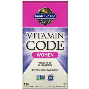 Garden of Life, Vitamin Code, Women, 120 Vegetarian Capsules