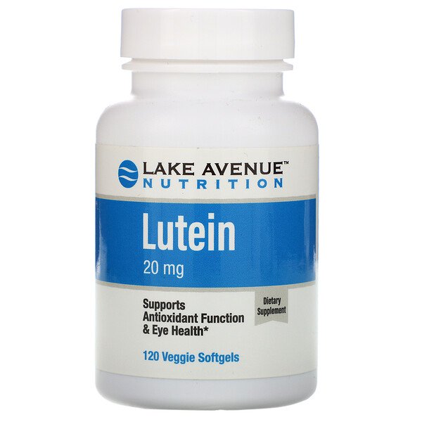 Lake Avenue Nutrition, Lutein, 20 mg, 120 Veggie Softgels