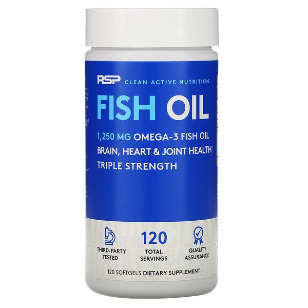 RSP Nutrition, Fish Oil, 120 Softgels