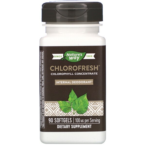 Nature's Way, Chlorofresh, Chlorophyll Concentrate, 90 Softgels