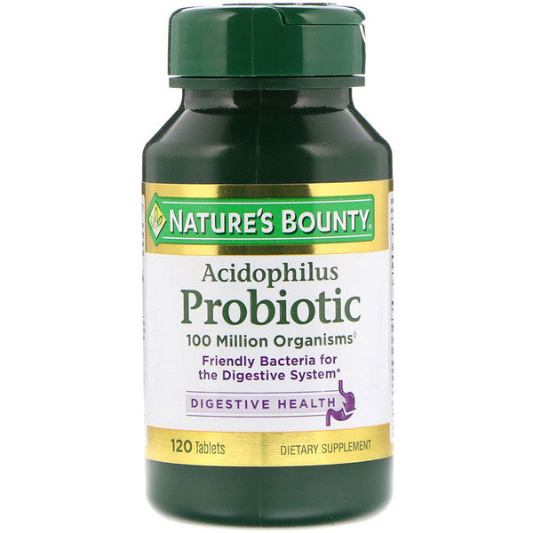 Nature's Bounty, Acidophilus Probiotic, 120 Tablets