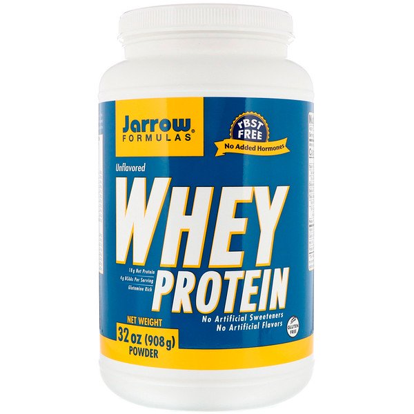 Jarrow Formulas, Whey Protein, Unflavored, 2 lbs (908 g)