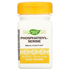 Nature's Way, Phosphatidylserine, 100 mg, 60 Softgels