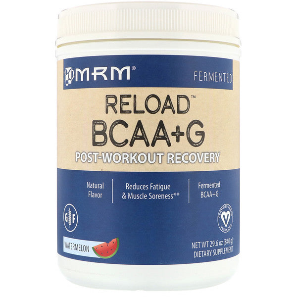 MRM, RELOAD BCAA+G, Post-Workout Recovery, Watermelon, 29.6 oz (840 g)