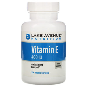 Lake Avenue Nutrition, Vitamin E, 400 IU, 120 Veggie Softgels