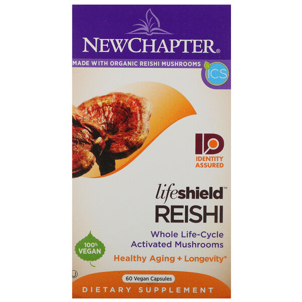 New Chapter, LifeShield, Reishi, 60 Vegan Capsules