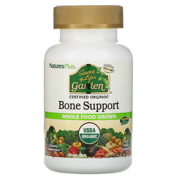 Nature's Plus, Source of Life Garden, Organic Bone Support, 120 Vegan Capsules