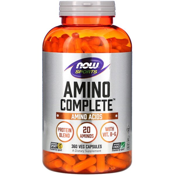 Now Foods, Sports, Amino Complete, 360 Veg Capsules