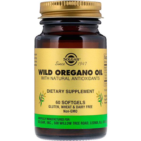 Solgar, Wild Oregano Oil, 60 Softgels