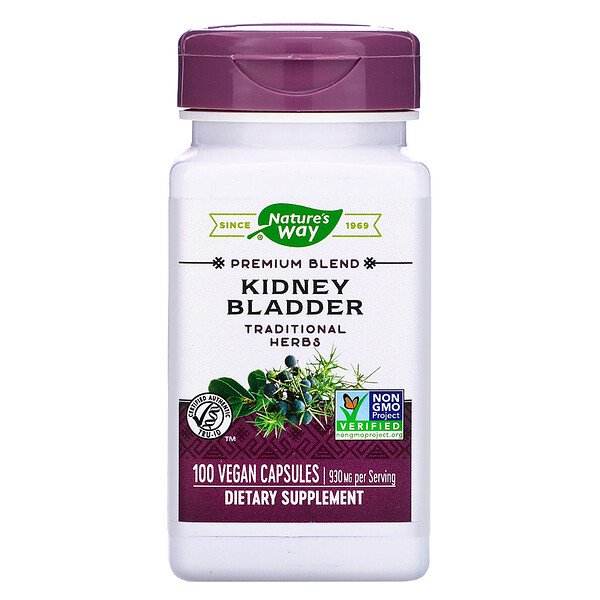 Nature's Way, Kidney Bladder, 930 mg, 100 Vegan Capsules