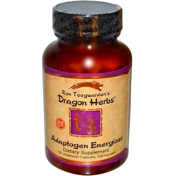 Dragon Herbs, Adaptogen Energizer, 500 mg, 100 Vegetarian Capsules