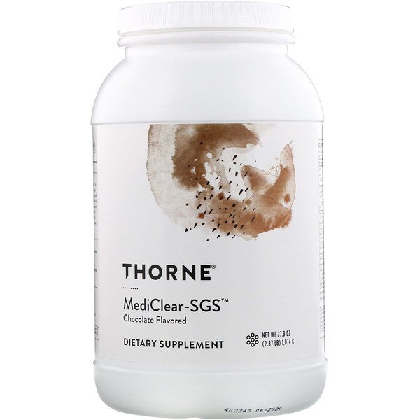 Thorne Research, MediClear-SGS, Chocolate Flavored, 37.9 oz (1,074 g)