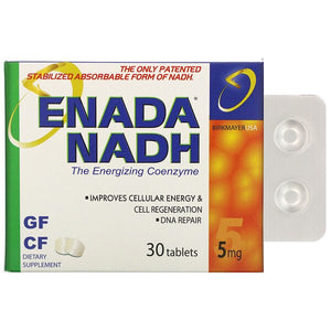 ENADA, NADH 5x, 5 mg, 30 Tablets