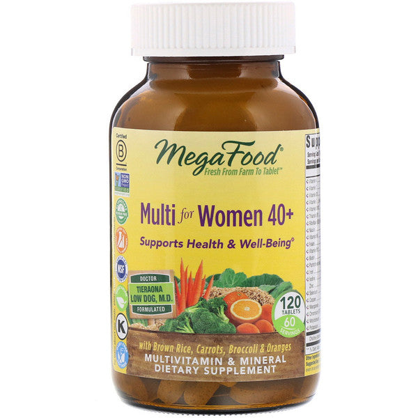 MegaFood, Multi for Women 40+, 120 Tablets