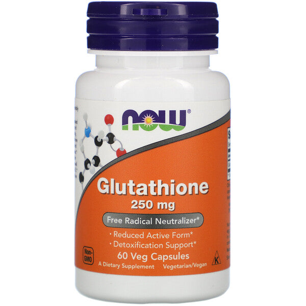 Now Foods, Glutathione, 250 mg, 60 Veg Capsules