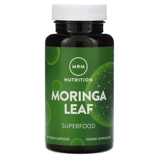 MRM, Nutrition, Moringa Leaf, 60 Vegan Capsules