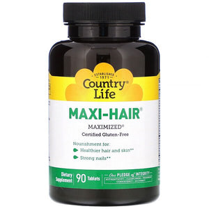 Country Life, Maxi-Hair, 90 Tablets
