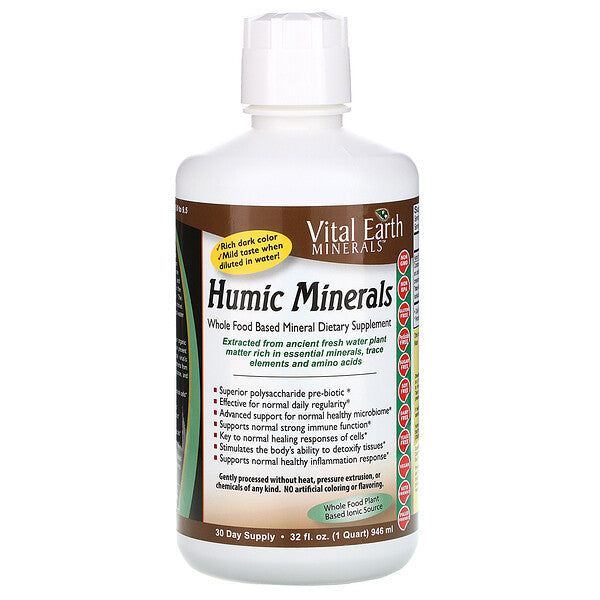 Vital Earth Minerals, Humic Minerals, 32 fl oz (946 ml)