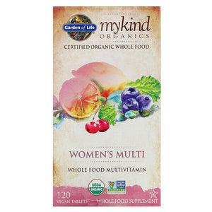 Garden of Life, MyKind Organics, Women's Multi, 120 Vegan Tablets