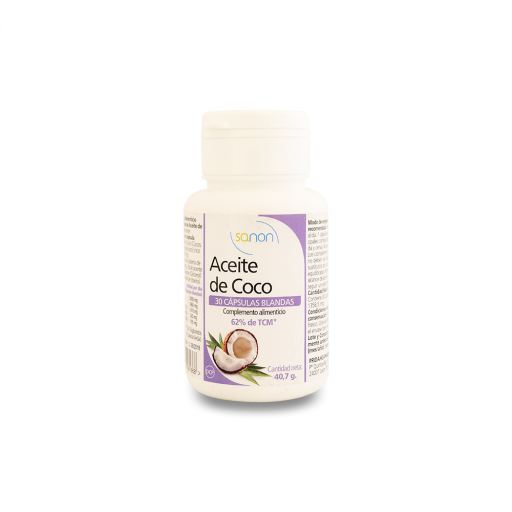 Aceite de Coco 1358,5 mg 30 Capsules