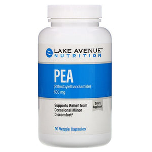 Lake Avenue Nutrition, PEA (Palmitoylethanolamide), 600 mg Per Serving, 90 Veggie Capsules