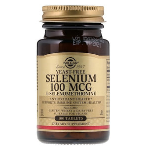 Solgar, Selenium, 100 mcg, 100 Tablets