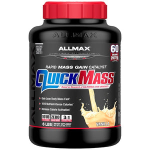 ALLMAX Nutrition, Quick Mass, Rapid Mass Gain Catalyst,, Vanilla, 6 lbs (2.72 kg)