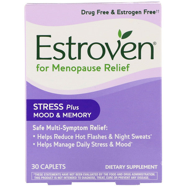 Estroven, Menopause Relief, Stress Plus Mood & Memory, 30 Caplets