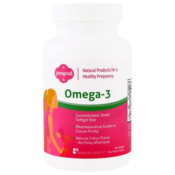 Fairhaven Health, Pregnancy Plus, Omega 3, 90 Softgels