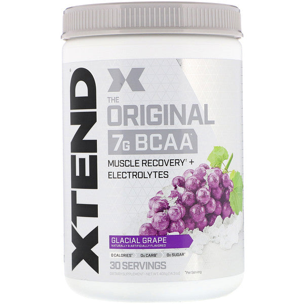 Scivation, Xtend, The Original 7G BCAA, Glacial Grape, 14.3 oz (405 g)