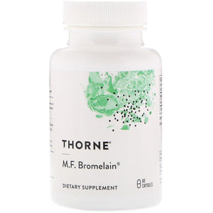 Thorne Research, M.F. Bromelain, 60 Capsules