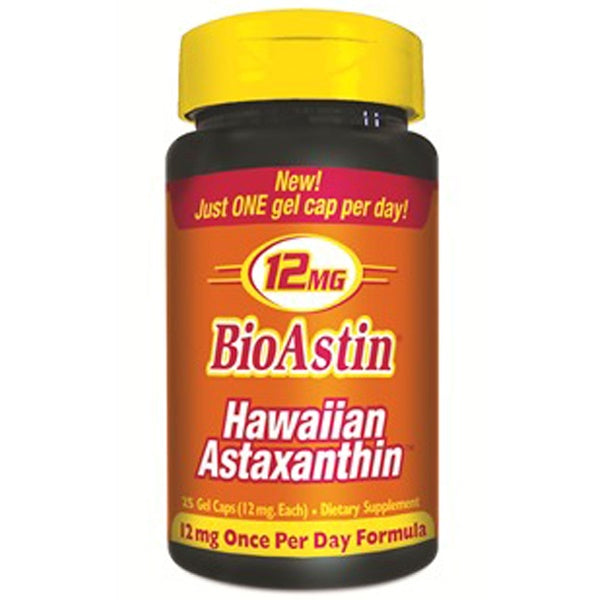 Nutrex Hawaii, BioAstin, Hawaiian Astaxanthin, 12 mg, 25 Gel Caps