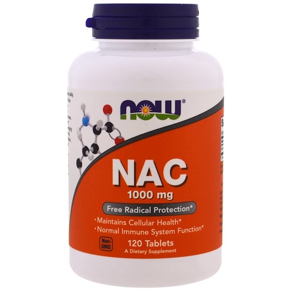 Now Foods, NAC, 1000 mg, 120 Tablets