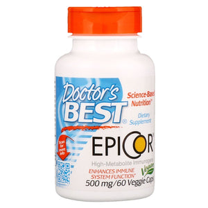 Doctor's Best, Epicor, 500 mg, 60 Veggie Caps